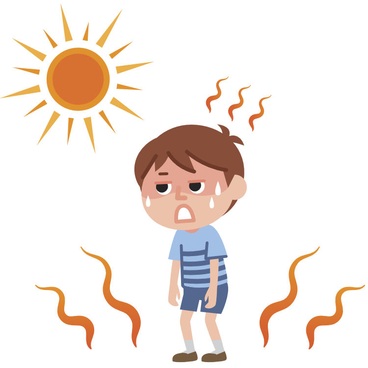 feeling hot – Makaton